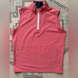 Peter Millar red pear Sleeveless golf vest NEW medium